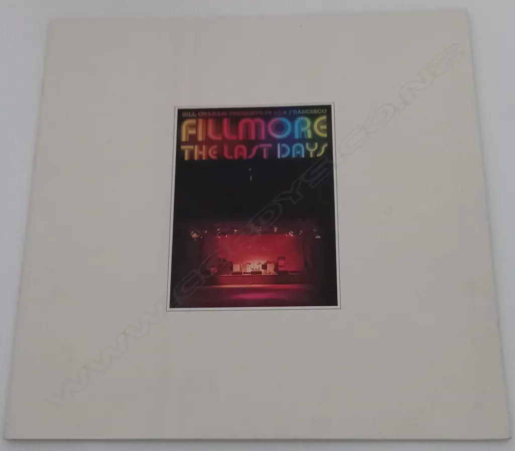Various, Fillmore - The Last Days (Triple album) Image 1++